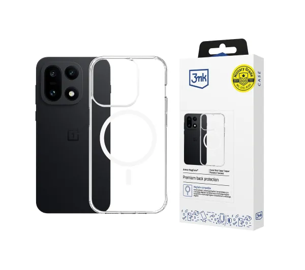 Etui 3MK Armor MagCase do OnePlus 15 5G Przezroczysty