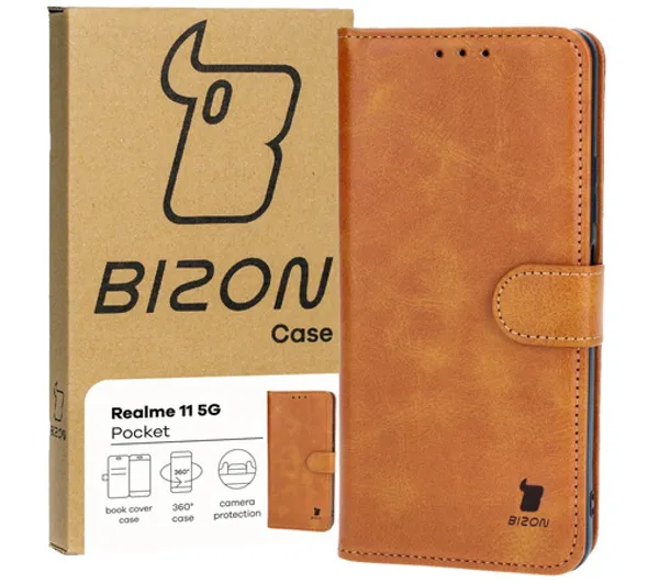 Bizon Pocket do Realme 11 5G Brązowy