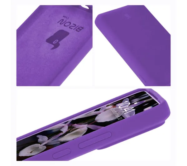 Bizon Soft Case do Xiaomi Poco F6 Pro Fioletowy