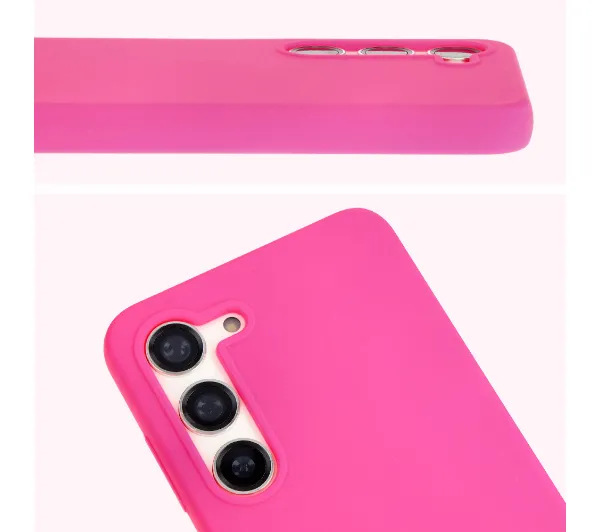 Bizon Soft Case do Samsung Galaxy S23 Neonowy-różowy