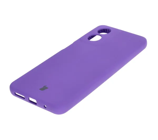 Bizon Bizon Soft Case do Motorola Moto G04 Fioletowy
