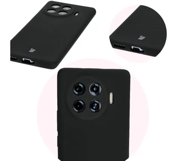 Bizon Bizon Soft Case do Tecno Spark 20 Pro+ Czarny