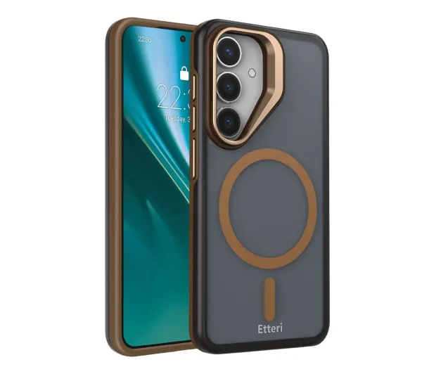 Etteri Morning Fog do Galaxy S25 Brązowy