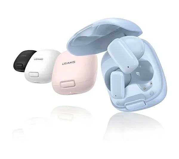 USAMS ID25 Series TWS Douszne Bluetooth 5.3 Czarny