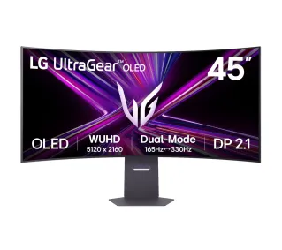 LG UltraGear 45GX950A 45" 5K2K WUHD OLED Dual Mode 165Hz/330Hz 0,03ms Zakrzywiony Gamingowy - Kup na Raty - RRSO 0%