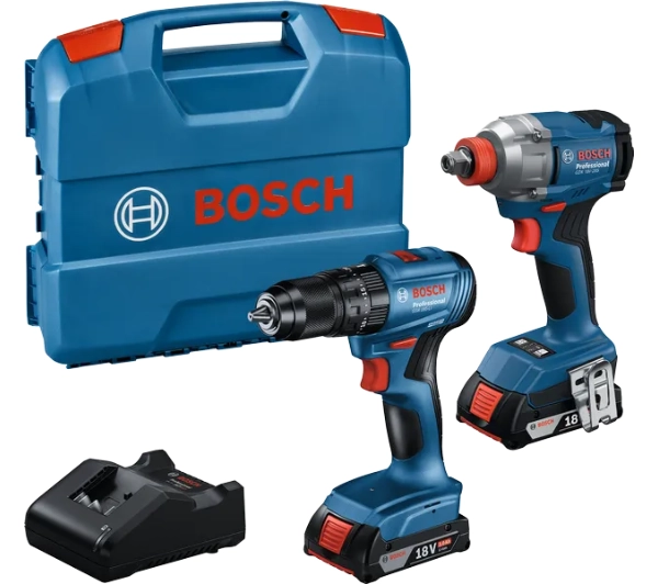 Bosch Professional GDX 18V-285 + GSR 185-LI 0 601 9N2 123