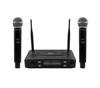 Musicmate Bezprzewodowy zestaw mikrofonowy MM-500 VocalPro Duo