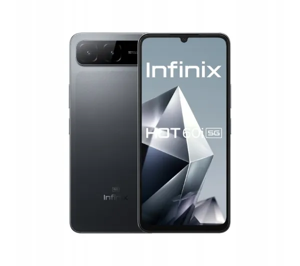 Smartfon INFINIX Hot 60i 5G 4/128GB 6.75" 120Hz Czarny
