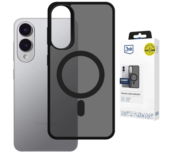 3mk Hardy Hazy MagCase do Galaxy S25 Edge Czarny