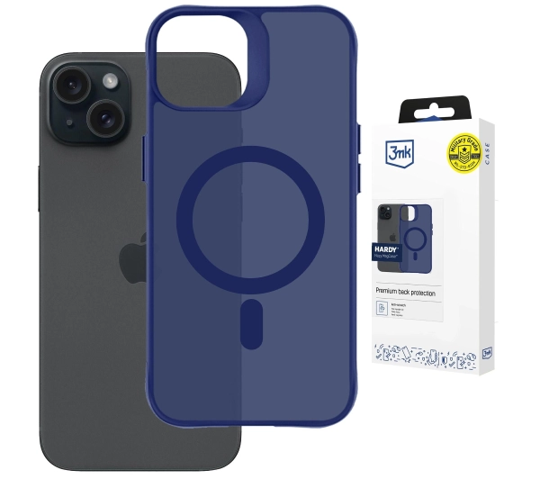 3mk Hardy Hazy MagCase do iPhone 15 Niebieski