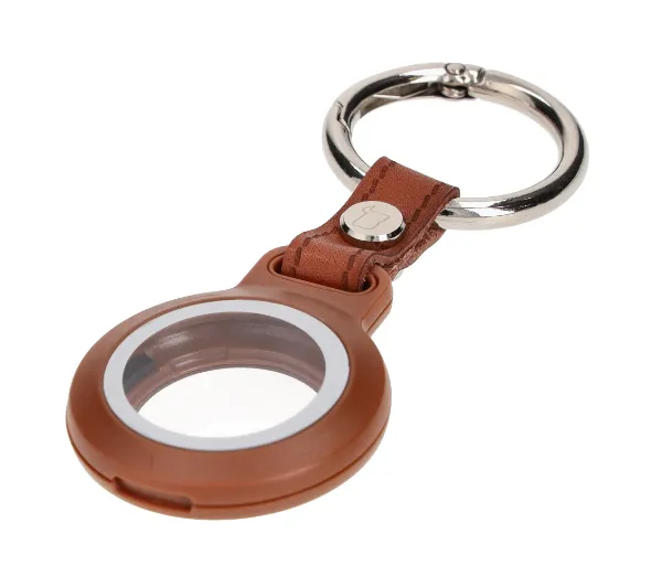 Bizon wodoodporne Case Locator Waterproof do AirTag Brązowy