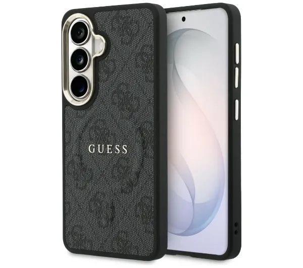 Guess 4G Embossed Ring MagSafe do Galaxy S26+ Czarny