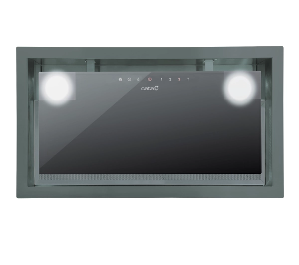 Okapy kuchenne - Cata GC DUAL 45 BK Czarne szkło