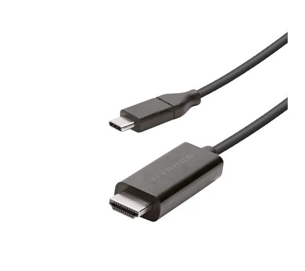 Vivanco VVITTYCHDMI4K15MMK USB-C - HDMI 1,5m Czarny