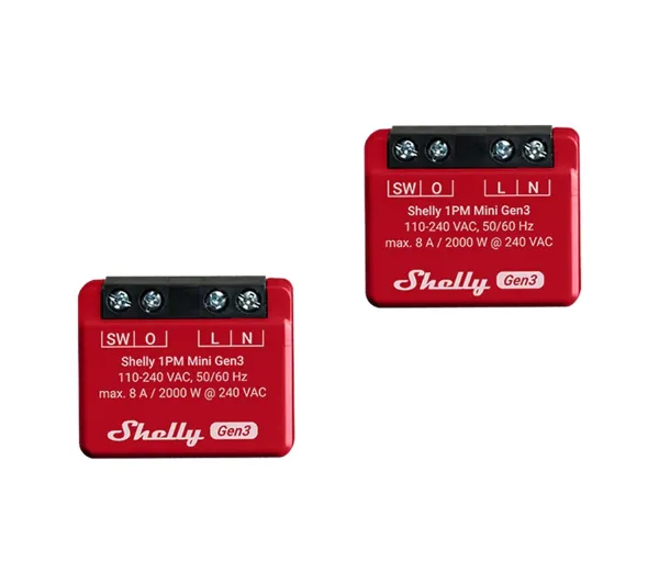 Shelly  1PM Mini Gen3 2szt
