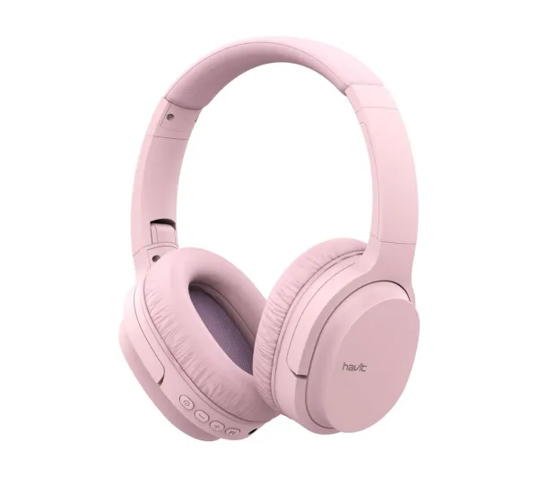 Havit I62 Nauszne Bluetooth 5.3 Różowy