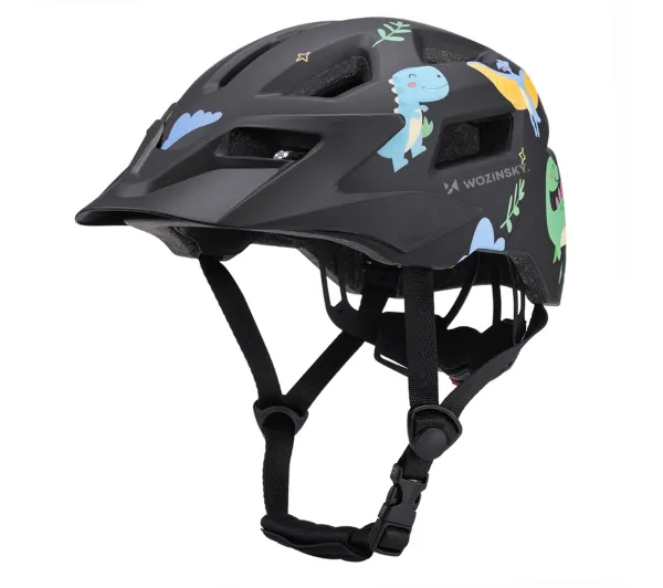 Kask rowerowy WOZINSKY HT-45C Czarny dla Dzieci (rozmiar XS)