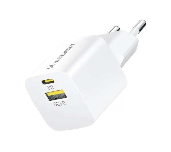 Ładowarka Wozinsky Ładowarka sieciowa Wozinsky WWCEAC GaN USB-A USB-C 33W - biała