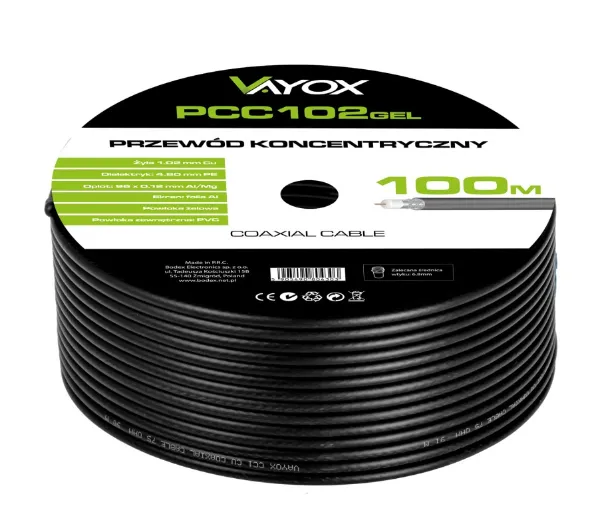 Vayox PCC102GEL-100 100m Czarny