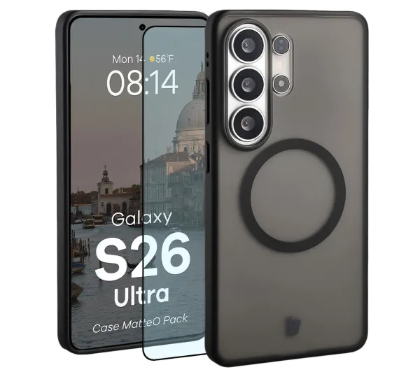 Bizon MatteO Pack do Galaxy S26 Ultra Czarny