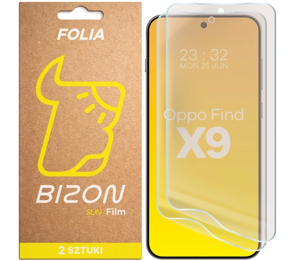 Bizon matowa Film Sun Duo do Oppo Find X9 2 sztuki