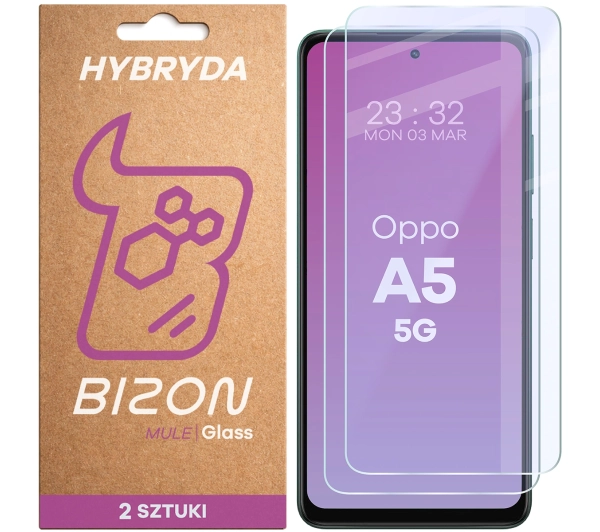 Bizon elastyczne Glass Mule Duo do Oppo A5 5G 2 sztuki