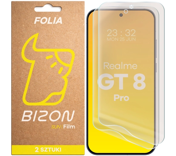 Bizon matowa Film Sun Duo do Realme GT 8 Pro 2 sztuki