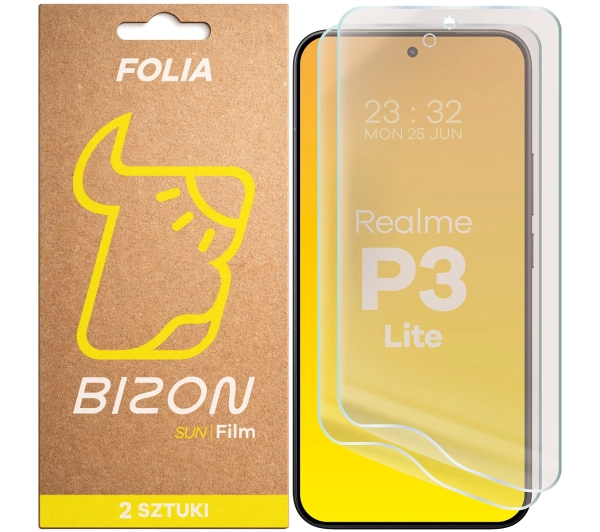 Bizon matowa Film Sun Duo do Realme P3 Lite 2 sztuki