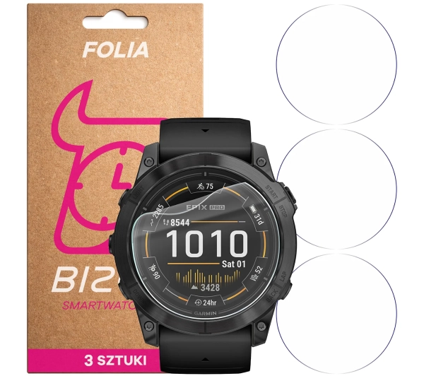Bizon Watch Film HydroFlex do Garmin Epix Pro 2 gen. 51 mm