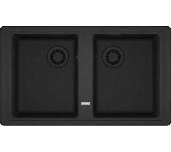 Zlewozmywaki kuchenne - Franke Basis BFG 620-34-34 Granitowy Onyx