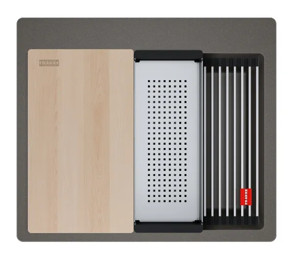 Zlewozmywaki kuchenne - Franke Kanon KNG PRO 610-53 Granitowy Łupkowy szary