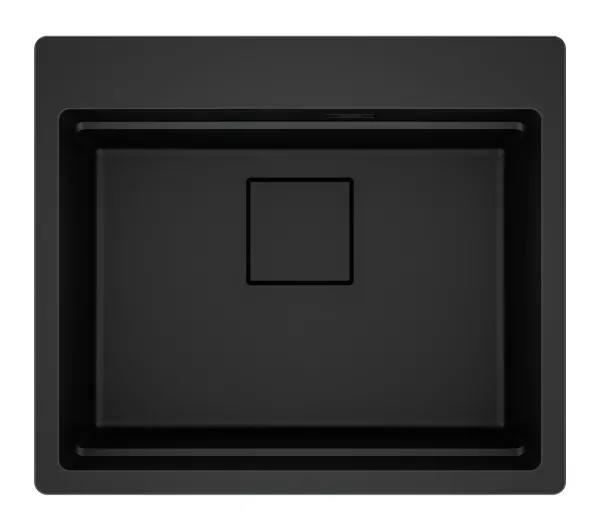 Zlewozmywaki kuchenne - Franke Kanon KNG PRO 610-53 Granitowy Czarny Mat