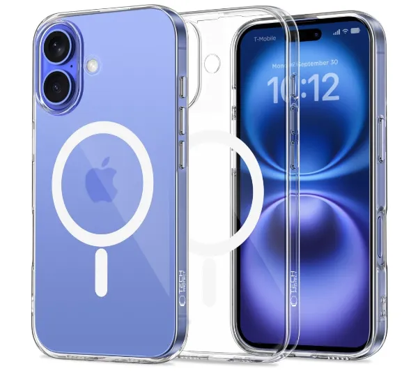 Tech-Protect FlexAir MagSafe do iPhone 16 Przezroczysty
