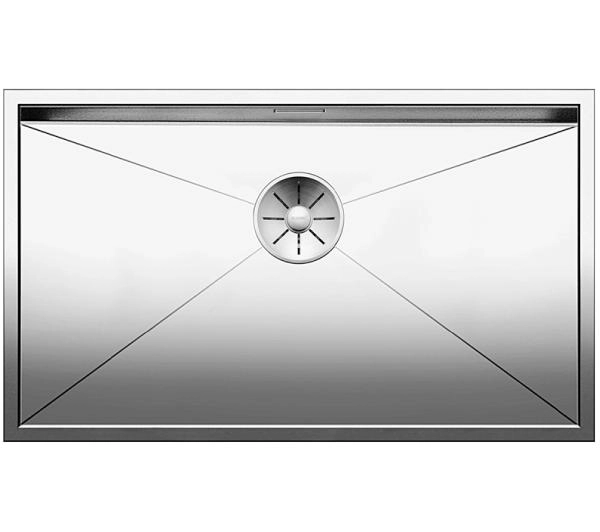 Zlewozmywaki kuchenne - Blanco ZEROX 700-U 521593 Stalowy Srebrny