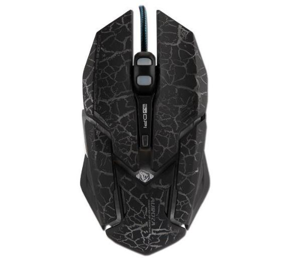 mysz komputerowa E-BLUE Auroza Gaming EMS639 E-box (czarna/paski)