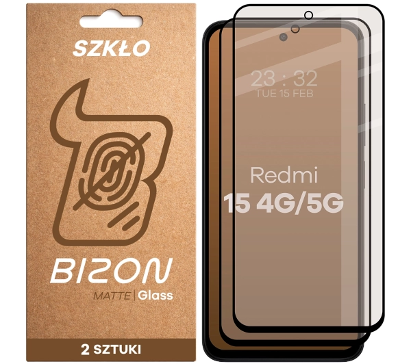 Bizon matowe Glass Matte Duo do Xiaomi Redmi 15 4G / 5G 2 sztuki