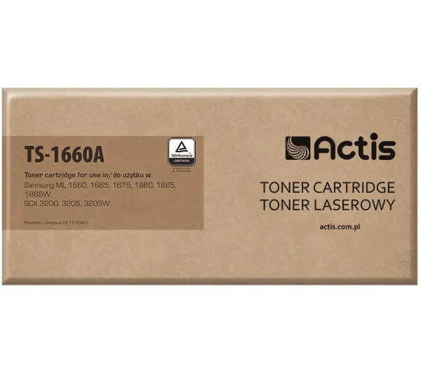 Actis TS-1660A Toner do drukarki Samsung, Zamiennik Samsung MLT-D1042S;  Standard;  1500 stron;  czarny.