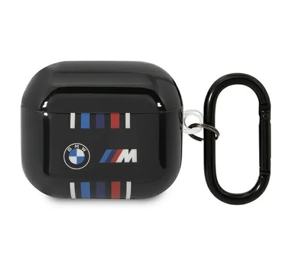 BMW Multiple Colored Lines do Apple AirPods 3 Czarny