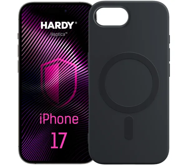 3mk Hardy Haptica MagCase do iPhone 16e/ iPhone 17e Czarny