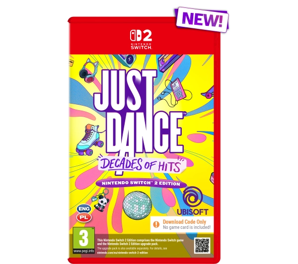 Gra Nintendo Switch 2 CENEGA Just Dance Decades of Hits