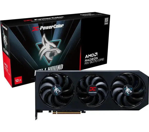 Karta graficzna PowerColor Radeon RX 9070 GRE Hellhound 12 GB GDDR6