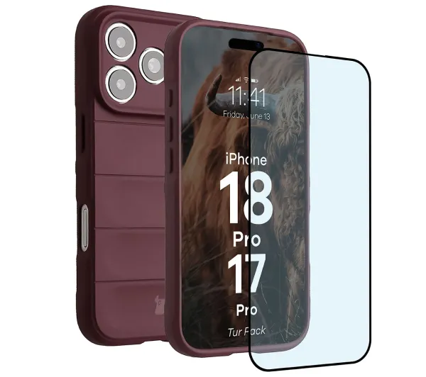 Bizon Tur Pack do iPhone 18 Pro / 17 Pro Ciemnofioletowy