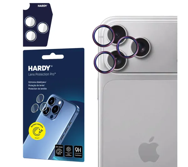 3mk HARDY Lens Protection Pro do iPhone 18 Pro /18 Pro Max Bordowy