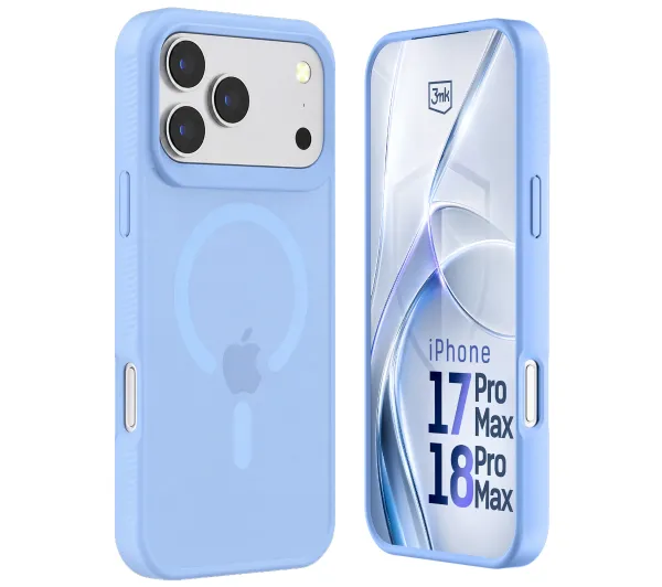 3mk Hardy Hazy MagCase do iPhone 18 Pro Max / 17 Pro Max Jasnoniebieski