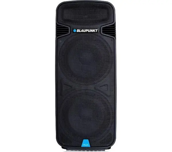 Blaupunkt PA25 160W Bluetooth Radio FM Mikrofon Karaoke Czarny
