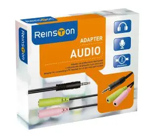 Reinston EKK14 jack 3,5 mm na 2x jack 3,5 mm