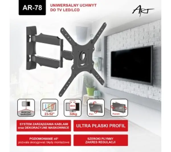 ART AR-78 od 23" do 52" Max 32kg