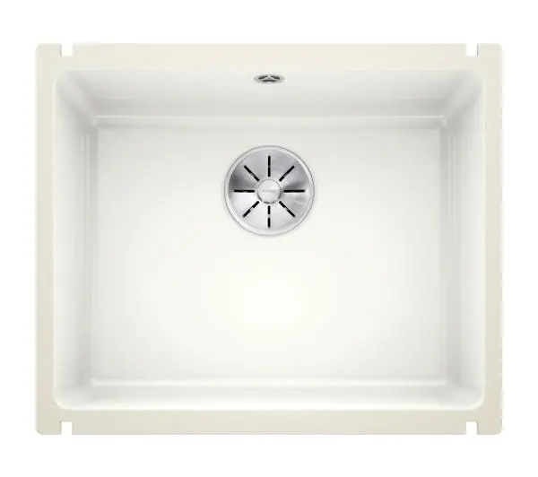 Zlewozmywaki kuchenne - Blanco SUBLINE 500-U 523733 Ceramiczny Biały połysk