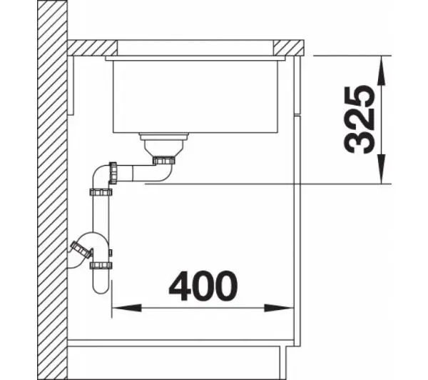 Blanco SUBLINE 500-U 523733 Ceramiczny Biały połysk - DRUGI -30%, ALBO 4-TY -80% - Kup na Raty - RRSO 0%