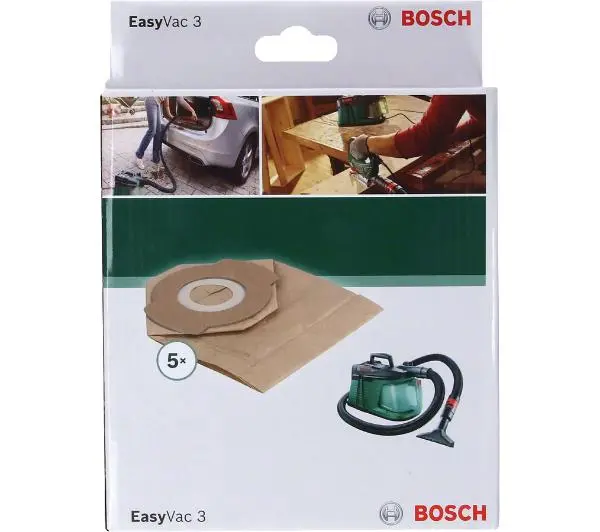 Worek do odkurzacza Bosch Worki filtracyjne papierowe Bosch 5x (akcesoria do odkurzacza EasyVac 3)